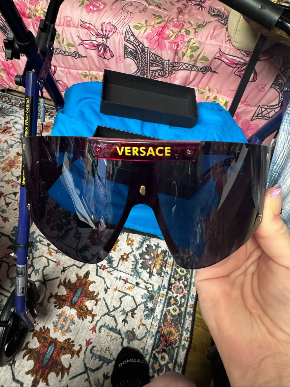 Oversized Shield Sunglasses
